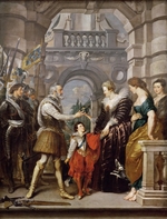 Rubens, Pieter Paul - Die Übergabe der Regentschaft (Gemäldezyklus für Maria de' Medici)