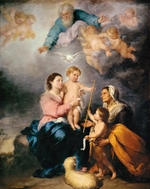 Murillo, Bartolomé Estebàn - Die heilige Familie (Die Madonna von Sevilla)