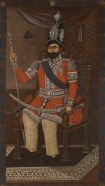 Iranischer Meister - Porträt von Mohammed Schah (1810-1848)