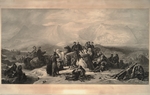 Barker, Thomas Jones - Die Belagerung von Kars. Sir Fenwick Williams und die Offiziere seines Stabes nehmen Abschied von den Bürgern von Kars