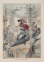 Robida, Albert - Illustration für Le vingtième siècle: La vie électrique