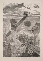 Robida, Albert - Illustration für Le vingtième siècle: La vie électrique