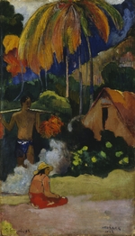 Gauguin, Paul Eugéne Henri - Mahana Maà (Landschaft in Tahiti)