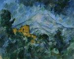 Cézanne, Paul - Berg Sainte-Victoire und Château Noir