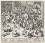 Heyden, Pieter, van der - Der Esel in der Schule