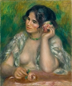 Renoir, Pierre Auguste - Gabrielle à la rose