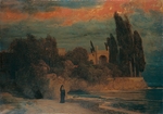 Böcklin, Arnold - Villa am Meer