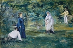 Manet, Édouard - Die Krocketpartie (La partie de croquet)