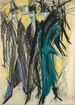 Kirchner, Ernst Ludwig - Berliner Straßenszene