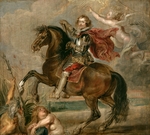 Rubens, Pieter Paul - Porträt von Duke of Buckingham zu Pferde