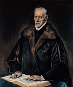 El Greco, Dominico - Porträt von Dr. Francisco de Pisa