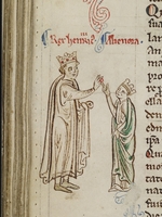 Paris, Matthew - Heirat Kaiser Heinrich III. mit Eleonore von der Provence (Aus Historia Anglorum, Chronica majora)