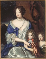 Vaillant, Jacques - Herzogin Sophie Dorothea von Braunschweig-Lüneburg mit ihren Kindern Georg und Sophie Dorothea