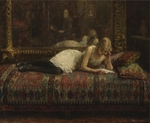 Harlamow (Harlamoff), Alexei Alexejewitsch - Der Maler und sein Modell