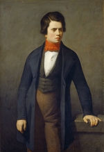 Millet, Jean-François - Porträt von Leconte de Lisle (1818-1894)