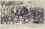 Küsel, Matthäus - Heilige Katharina schützt Karl IV. während des Volksaufstandes in Pisa im Mai 1355