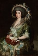 Goya, Francisco, de - Porträt von Doña Manuela Camas, Frau des Ceán Bermúdez