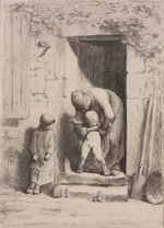 Millet, Jean-François - Die mütterliche Sorge