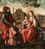 Unbekannter Künstler - Die Madonna des Cristóbal Colón