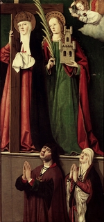 Meister von Manzanillo - Katholische Könige mit der heiligen Helena und Barbara