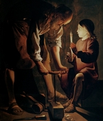 La Tour, Georges, de - Heiliger Josef als Zimmermann