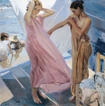 Sorolla y Bastida, Joaquín - Nach dem Bade