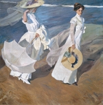 Sorolla y Bastida, Joaquín - Spaziergang entlang der Küste