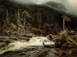 Cappelen, August - Wasserfall in Telemark