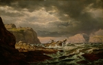 Dahl, Johan Christian Clausen - Schiffbruch an der norwegischen Küste