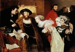 Peterssen, Eilif - Christian II. von Dänemark unterzeichnet das Todesurteil von Torben Oxe