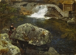 Gude, Hans - Am Mühlenteich