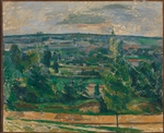Cézanne, Paul - Landschaft in Jas de Bouffan