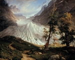 Fearnley, Thomas - Der Untere Grindelwaldgletscher