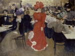 Evenepoel, Henri Jacques Edouard - Im Café d' Harcourt in Paris