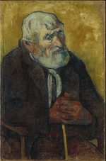 Gauguin, Paul Eugéne Henri - Alter Mann mit Stock
