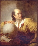 Fragonard, Jean Honoré - Porträt von Jérôme Lalande (1732-1807)