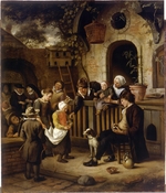 Steen, Jan Havicksz - Die kleine Almosensammlerin