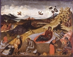 Griechische Ikone - Die Geburt Christi