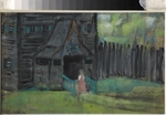 Maljutin, Sergei Wassiljewitsch - Illustration zum Märchen von der toten Prinzessin und den sieben Recken