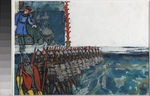 Maljutin, Sergei Wassiljewitsch - Illustration zum Märchen vom Zaren Saltan von A. Puschkin