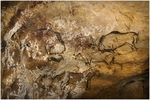 Jungpaläolithische Kunst - Höhlenmalerei in der Höhle von Niaux