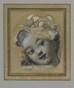 Fragonard, Jean Honoré - Mädchen mit Kappe