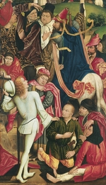 Baegert, Derick - Ritter und Soldaten beim Würfelspiel um Gewand Christi