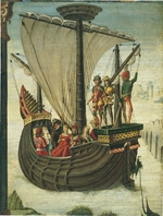 Ercole de' Roberti, (Ercole Ferrarese) - Die Argonauten verlassen Kolchis