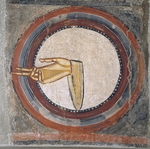 Meister von Tahull (Meister von San Clemente de Taülll) - Die Hand Gottes (aus San Clemente de Taülll)