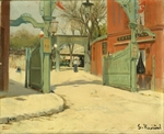 Rusiñol, Santiago - Eingang zum Park von Moulin de la Galette