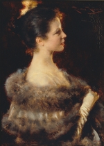 Ribera Cirera, Román - Frau im Abendkleid