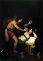 Goya, Francisco, de - Allegorie der Liebe (Amor und Psyche)