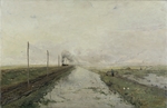 Gabriël, Paul Joseph Constantin - Landschaft mit einem Zug