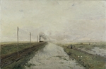 Gabriël, Paul Joseph Constantin - Landschaft mit einem Zug